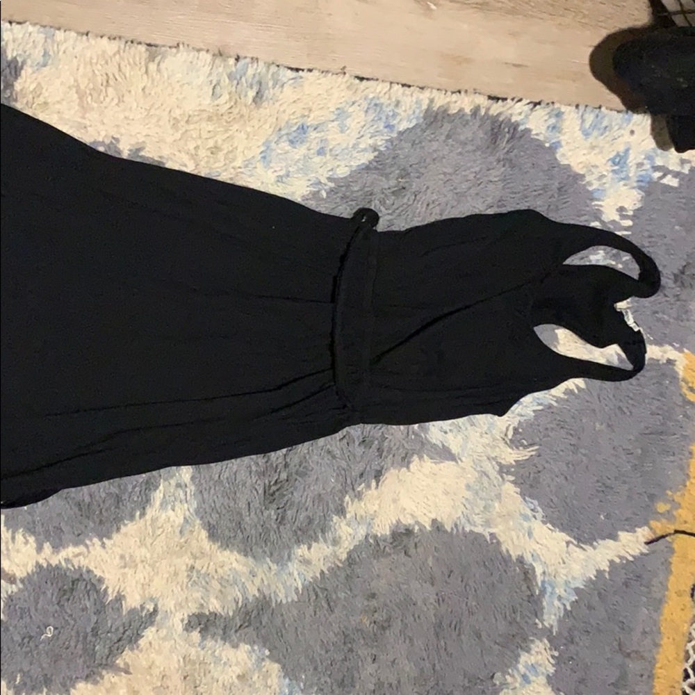 Michael stars maxi dress with high low hem bottom
